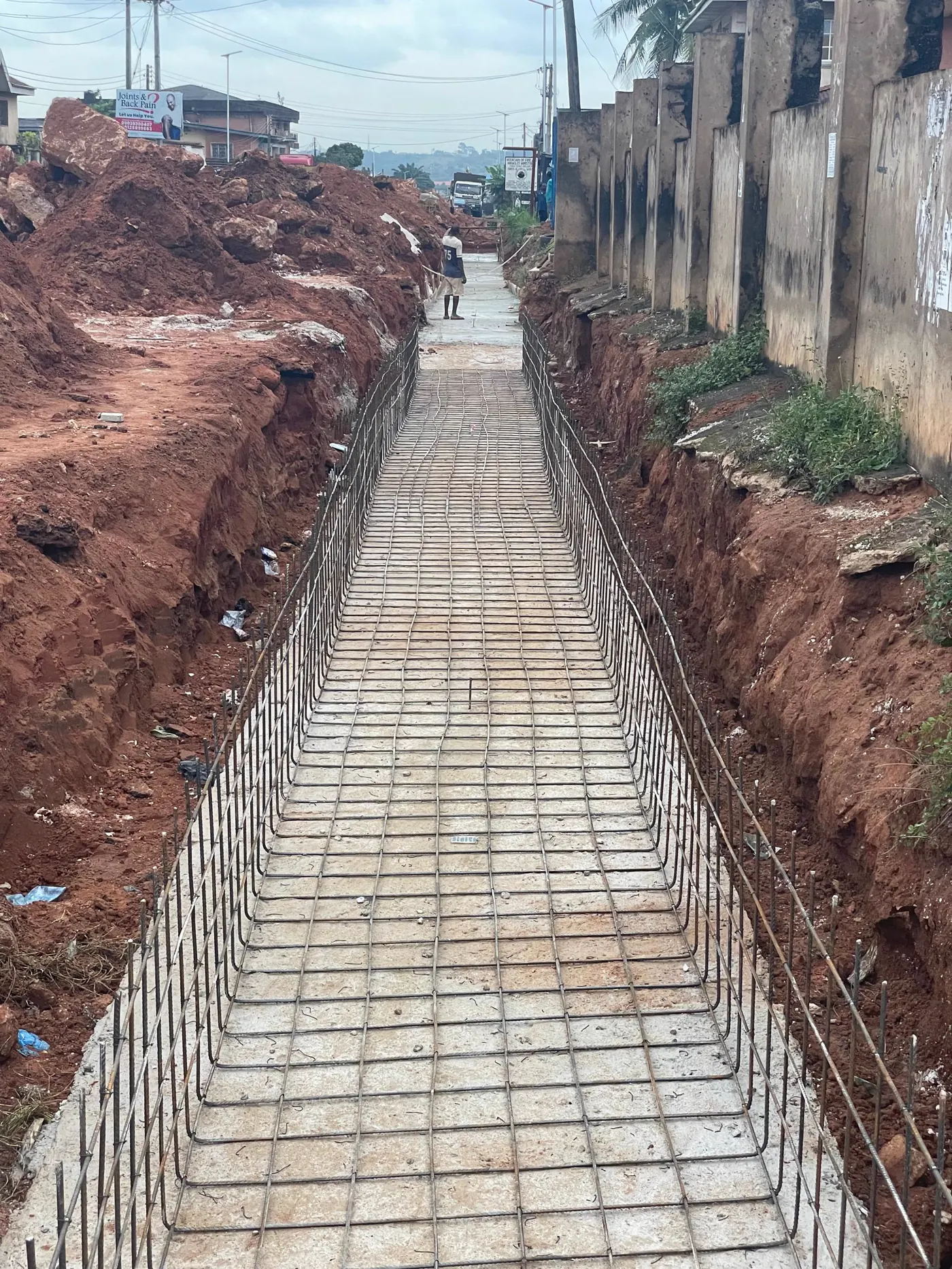 Ria Synergy drainage construction project