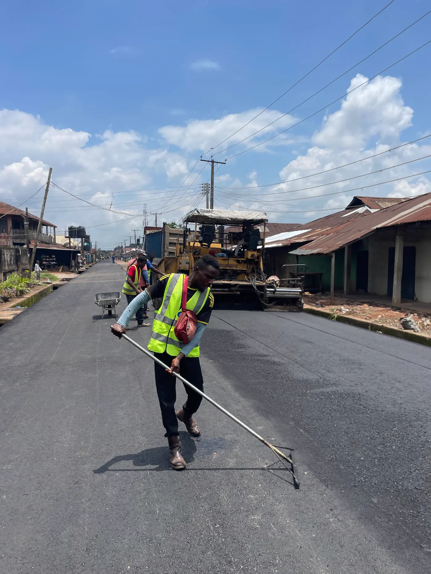 Ria Synergy road paving project
